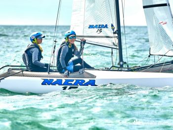 EAGLE student and alumna sail to a World Championship
