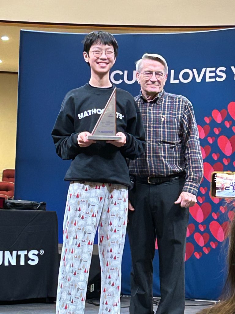 This year, the EAGLE School MathCounts team performed exceptionally well despite scheduling conflicts with National History Day and Science Olympiad. The team earned Fourth Place overall at the Wisconsin State Competition, and Eric Zhang ('26) placed Fourth individually, earning a spot at the National Competition in Orlando this May. Congratulations to our students for their dedication, hard work, and impressive achievements!